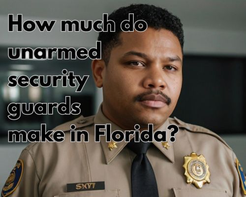 a unarmed security guard in Florida
